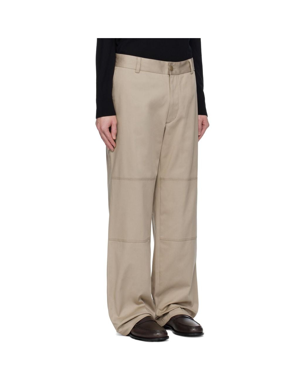 Moncler Multicolor Cotton Gabardine Trousers for men