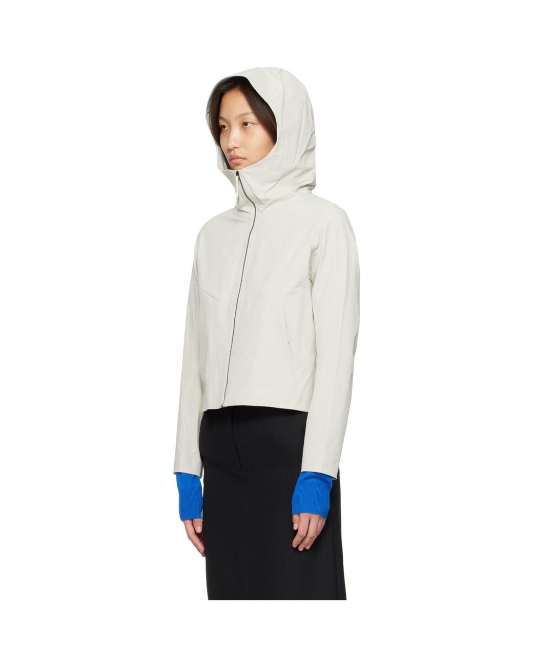 Veilance Blue Focal Hoody Jacket