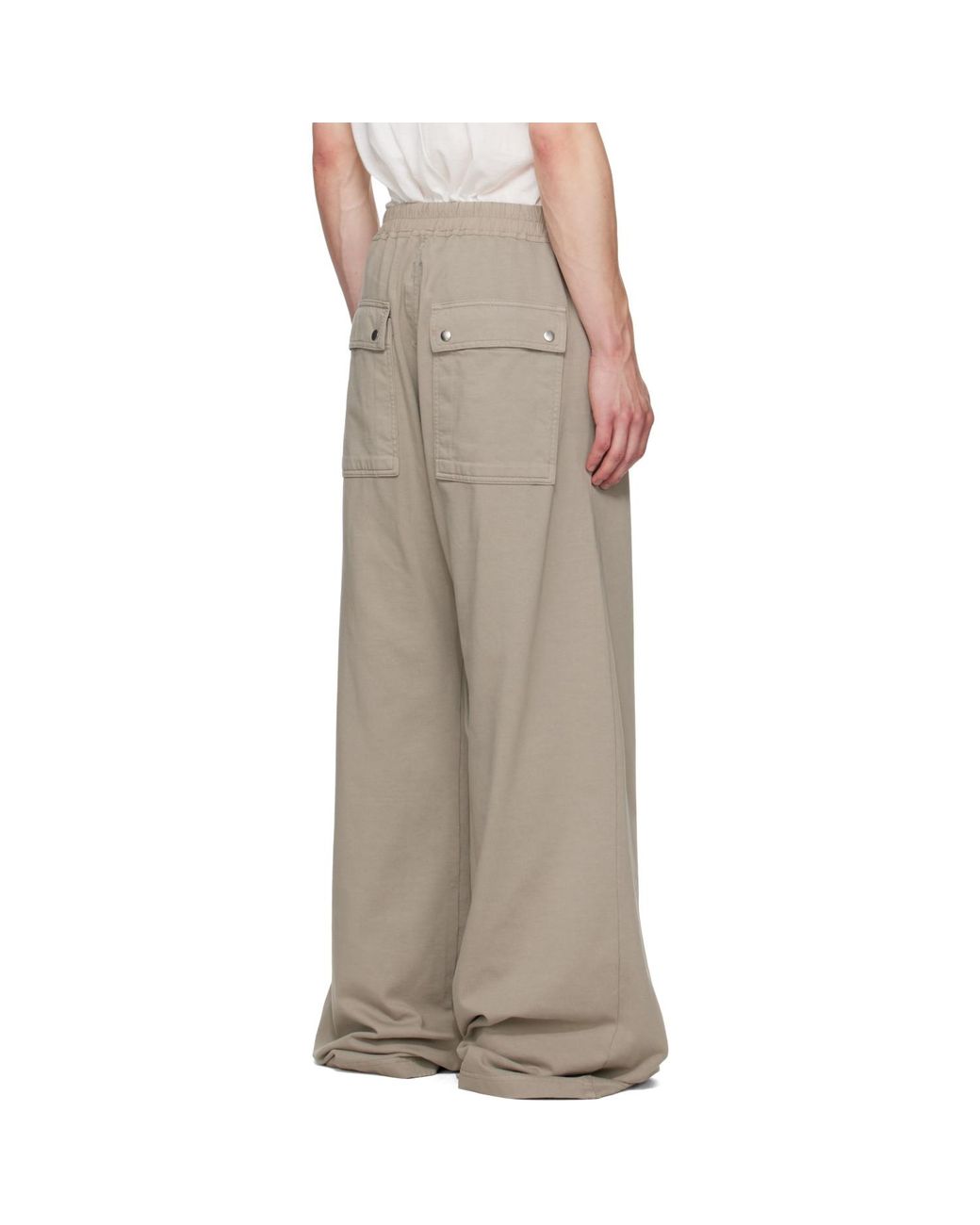 Rick Owens Natural Tower Geth Belas Sweatpants for men