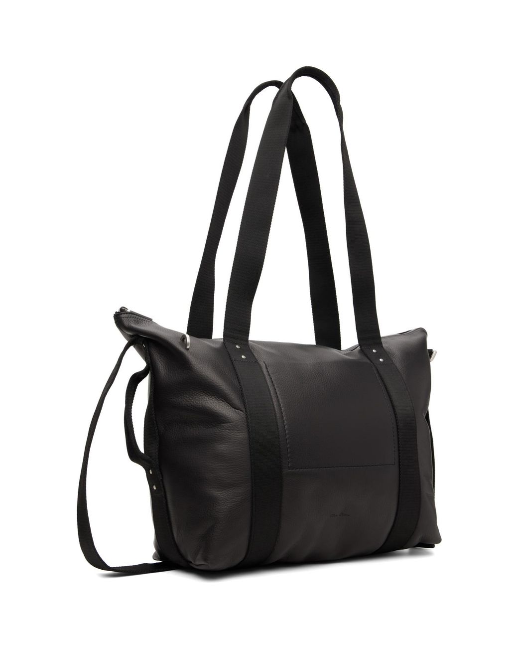 Rick Owens Black Tower Trolley Tote for men