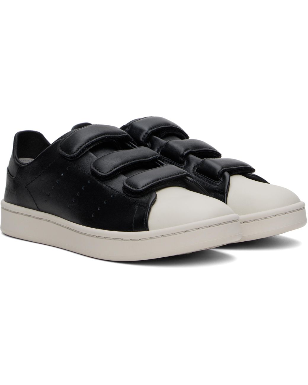 ハンサム度がアップする【Y-3】SMITH HOOK-AND-LOOP adidas Y-3 Stan Smith Hook-And-Loop - Black | Free Shipping