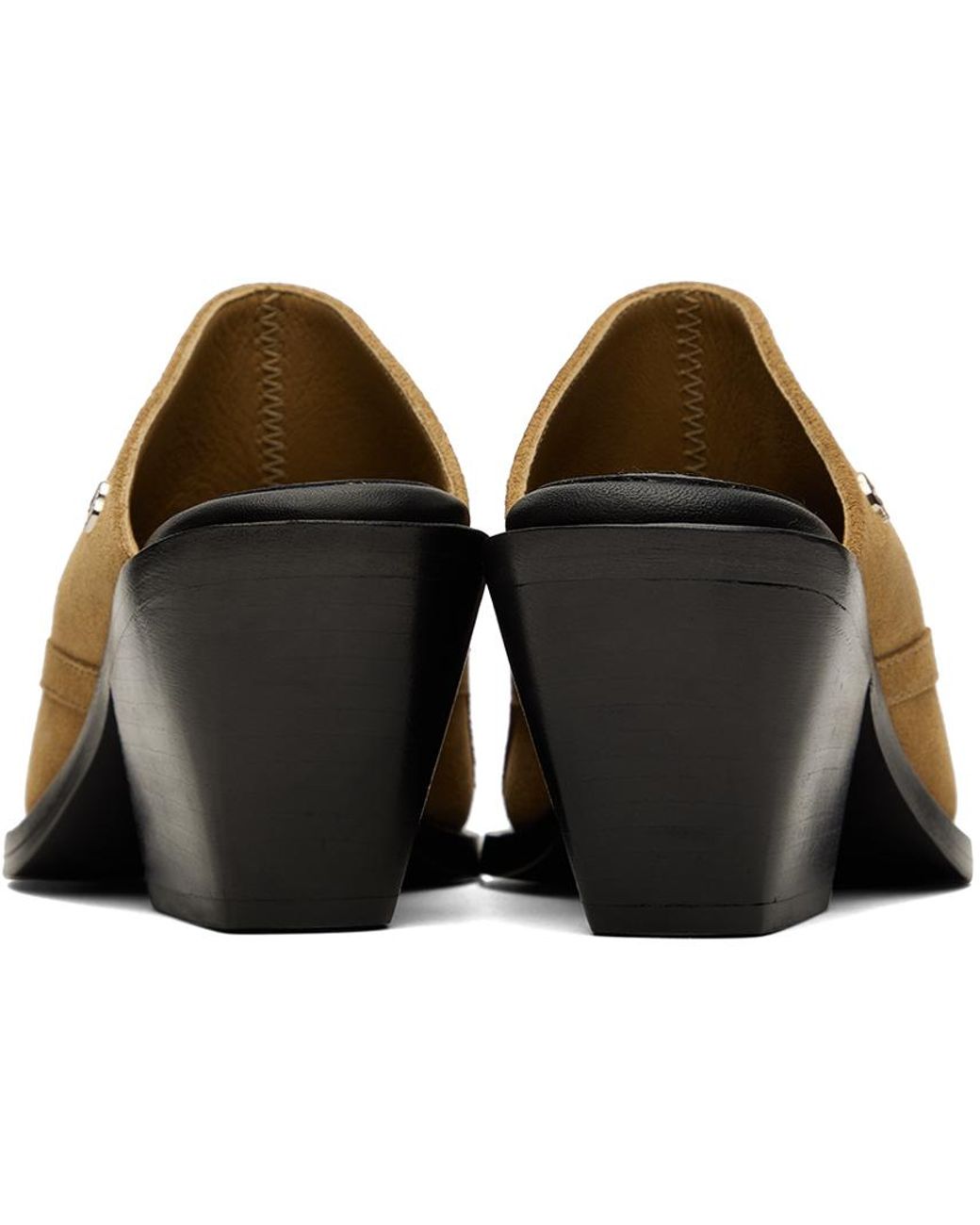 Anine Bing Tania Mules in Black Lyst