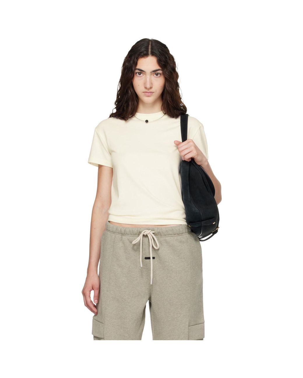 Fear Of God Natural Off- Classic Fit T-Shirt