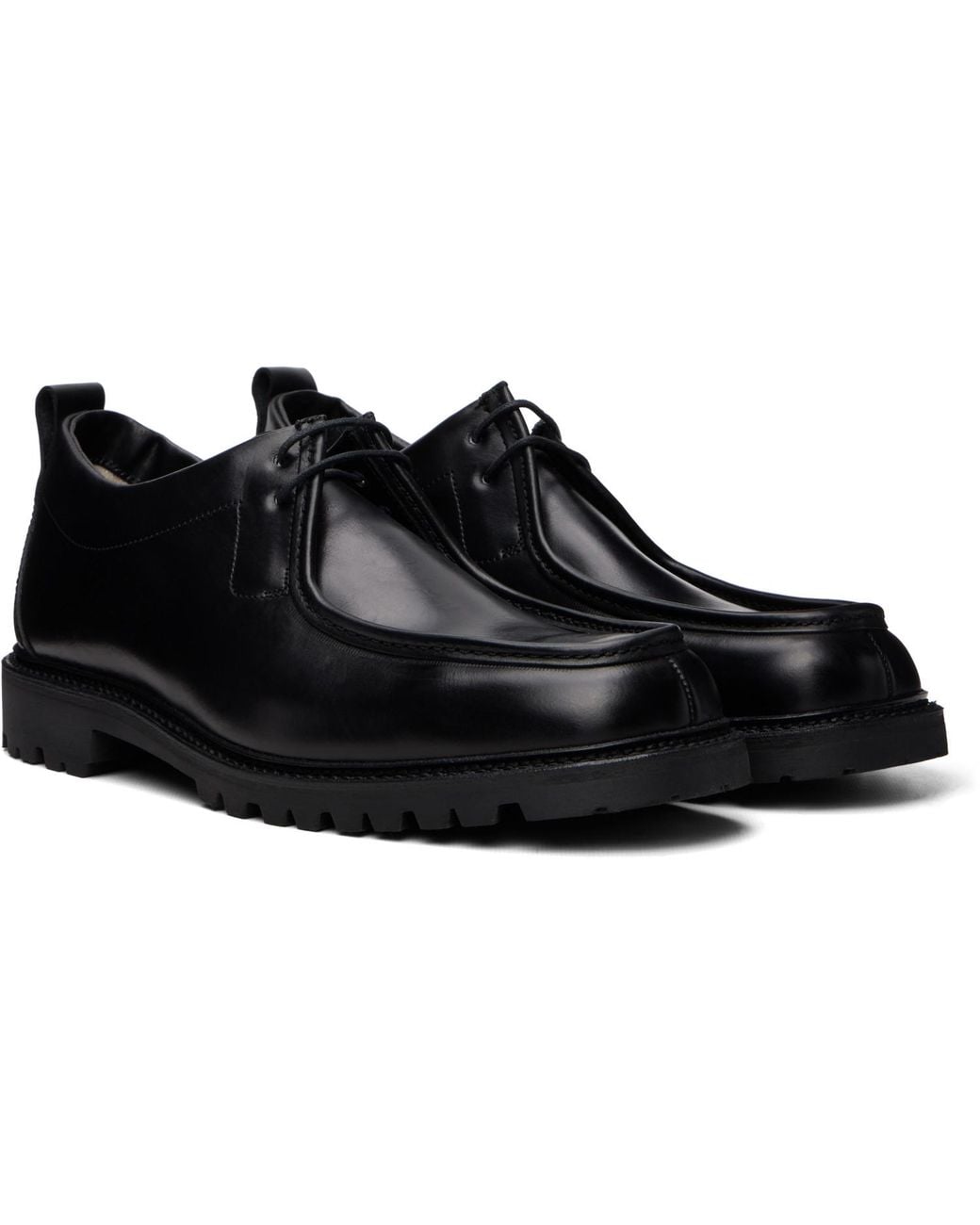 Rier Black Ludwig Reiter Edition Tyrolean Style Derbys for men