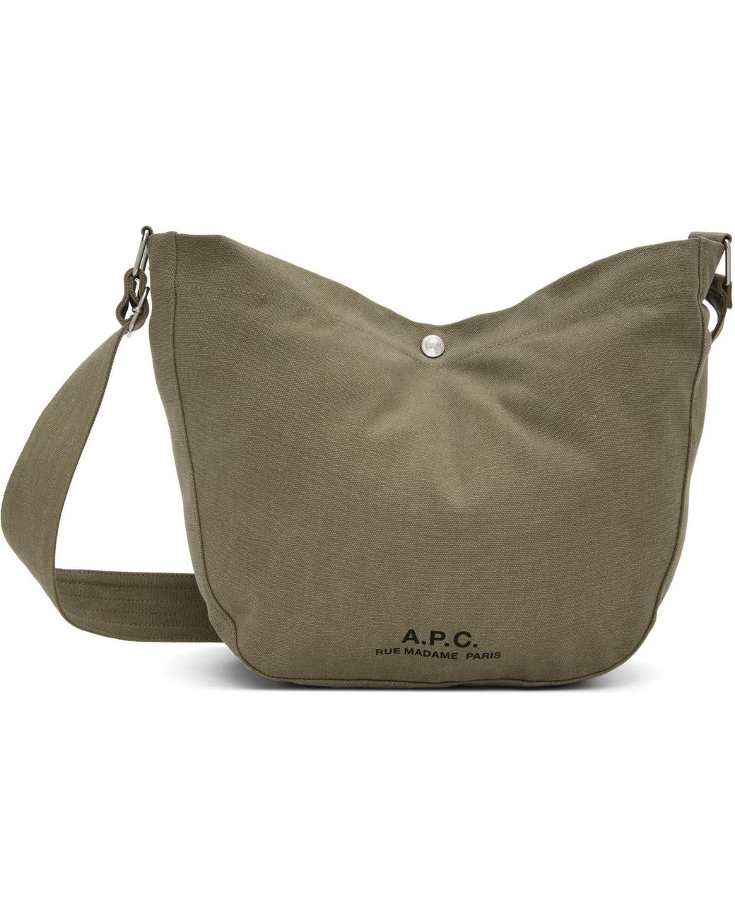 A.P.C. Green Journal Satchel