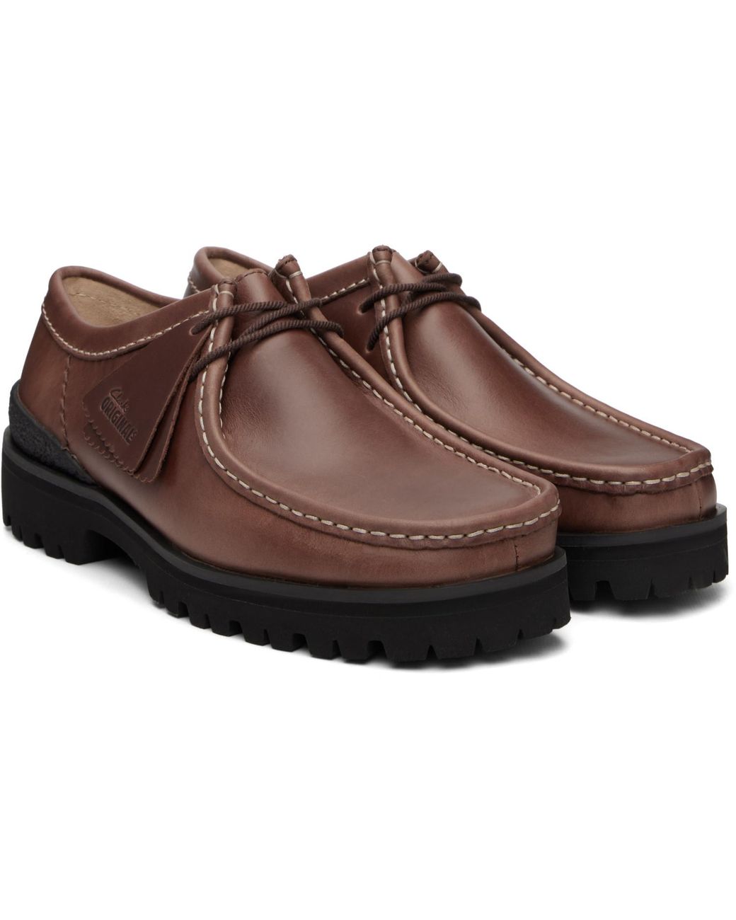 Clarks Brown Wallabee Yukoner Derbys for men