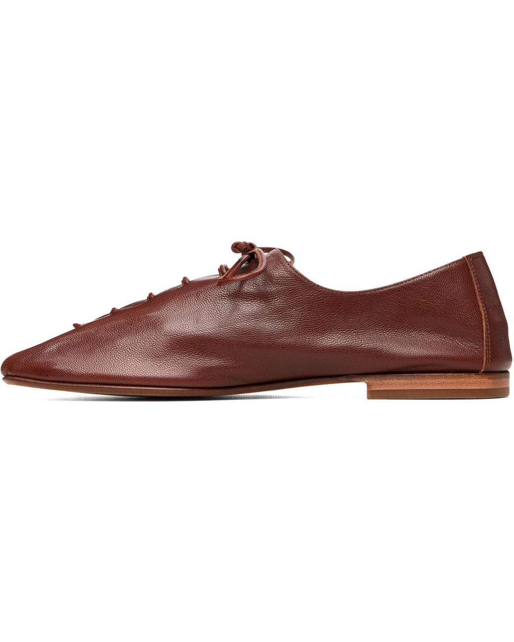 Hereu Brown Plegada Shiny Loafers for men