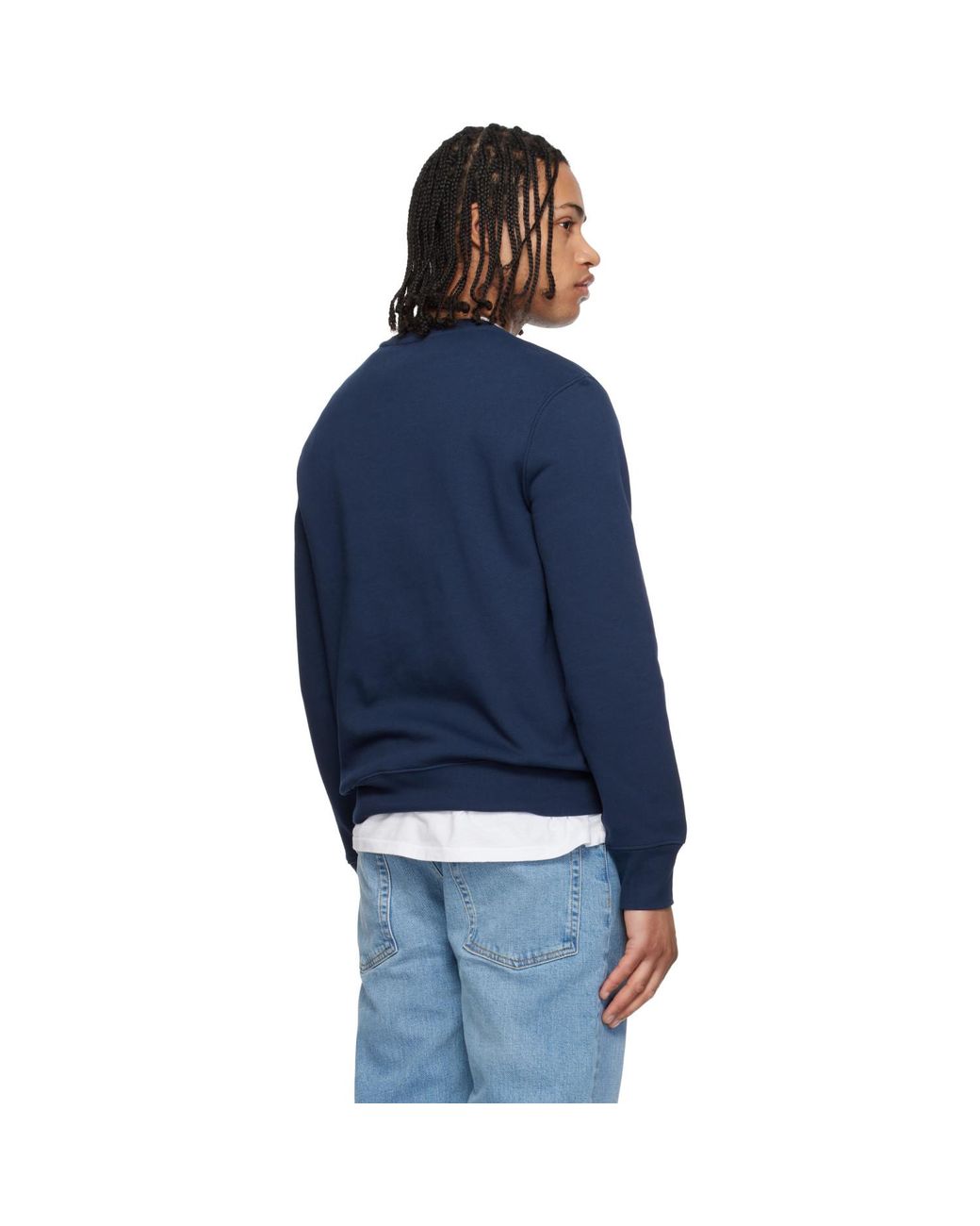 Polo Ralph Lauren Blue Polo Bear Fleece Sweatshirt for men