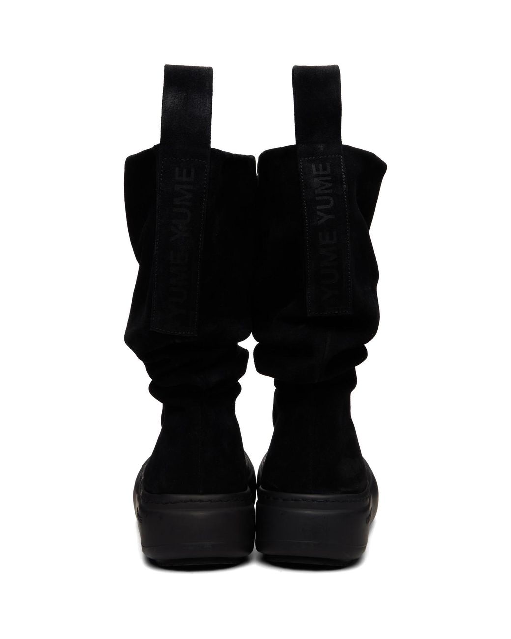 Yume Yume Black Ssense Exclusive Low Fisherman Chelsea Boots for men