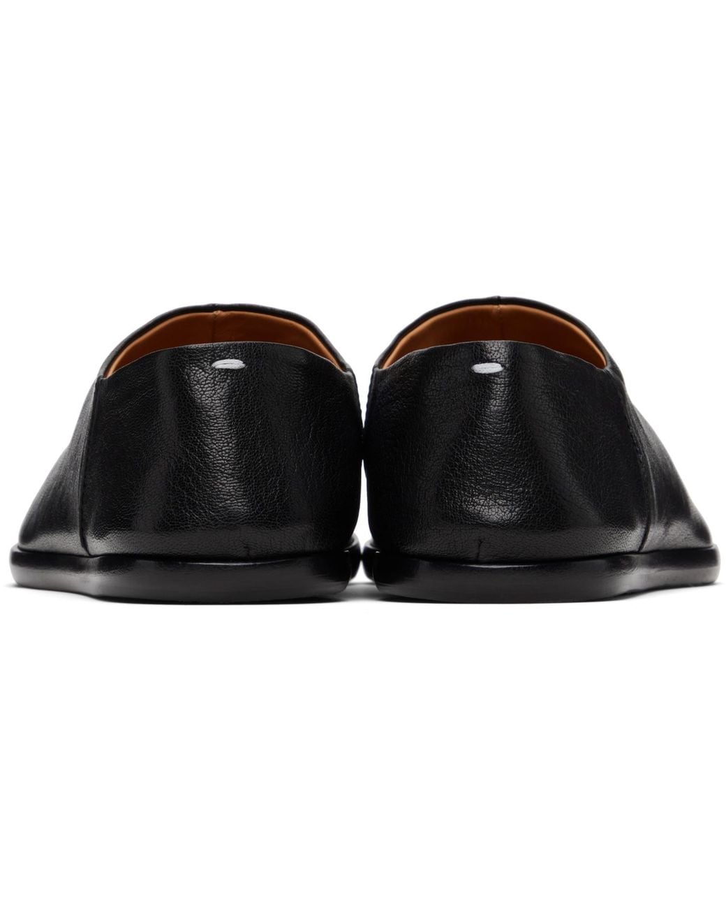 Maison Margiela Black Tabi Babouches Loafers