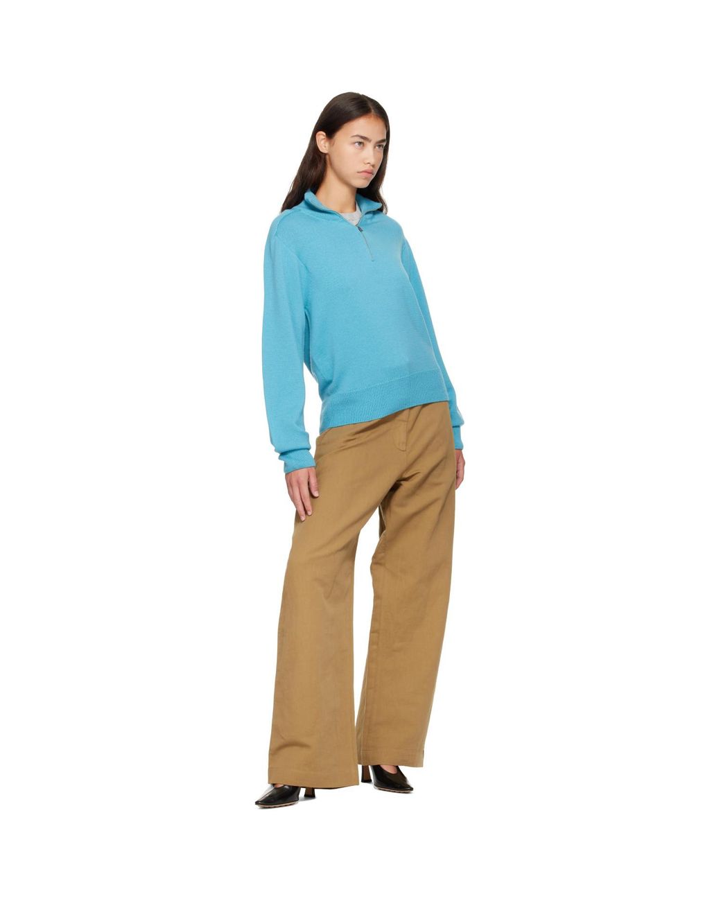 Studio Nicholson Natural Tan Chatto Trousers