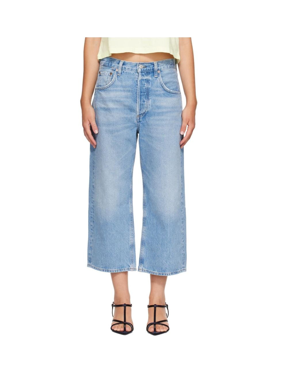 Citizens of Humanity Blue Vintage Culotte Jeans