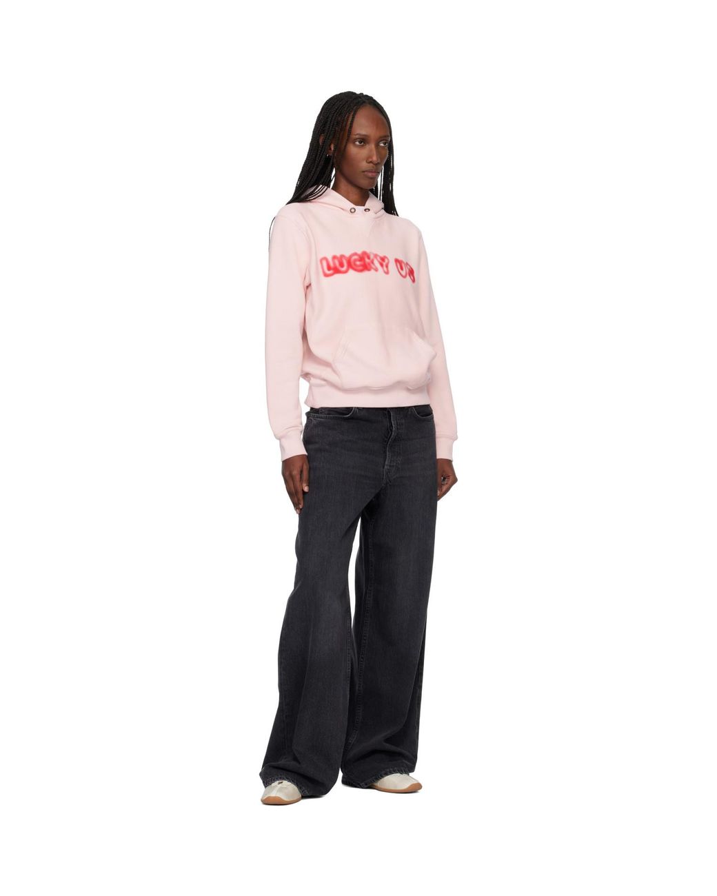 KENZO Pink Paris Words' Hoodie