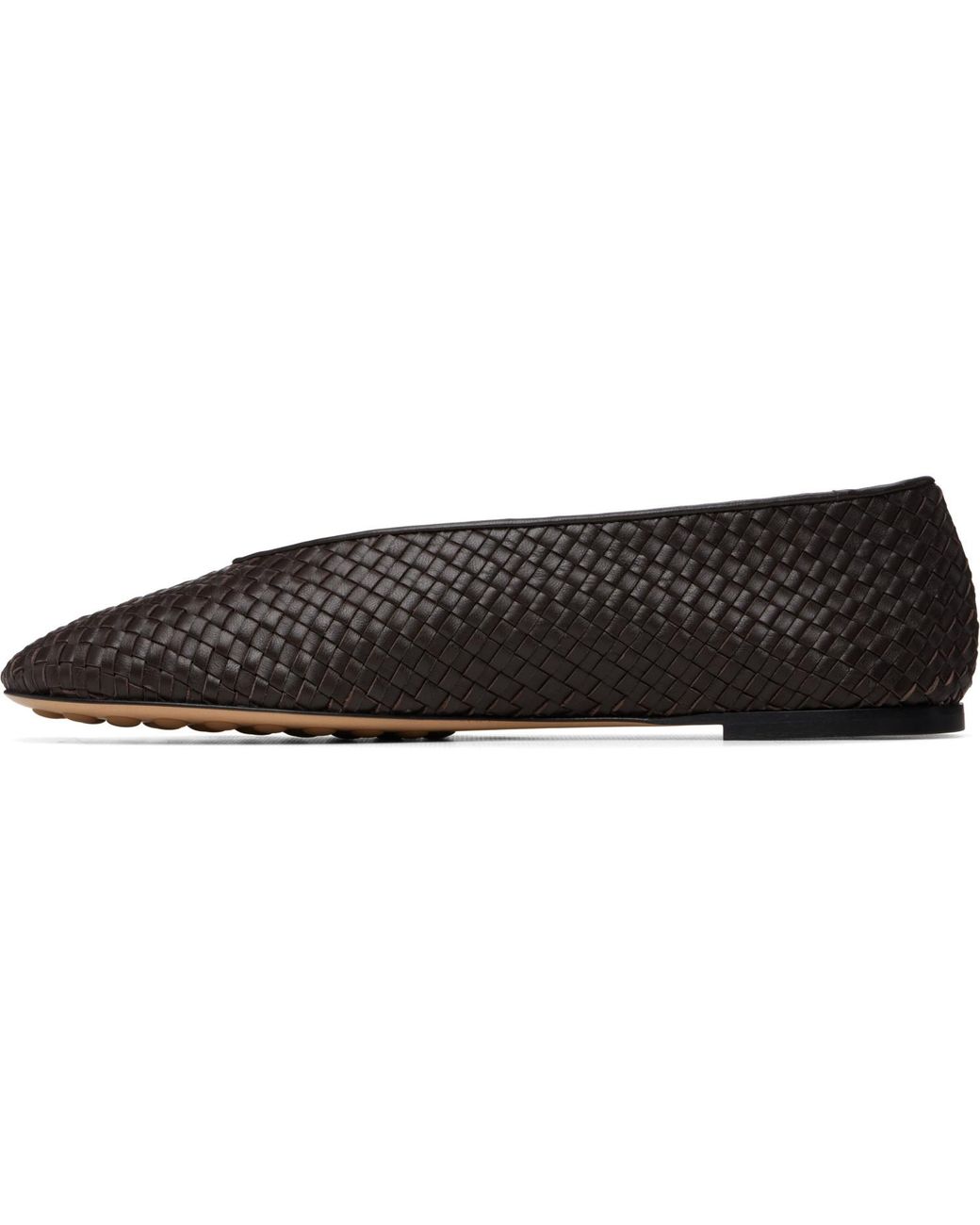 Bottega Veneta Brown Rosa Ballerina Flats