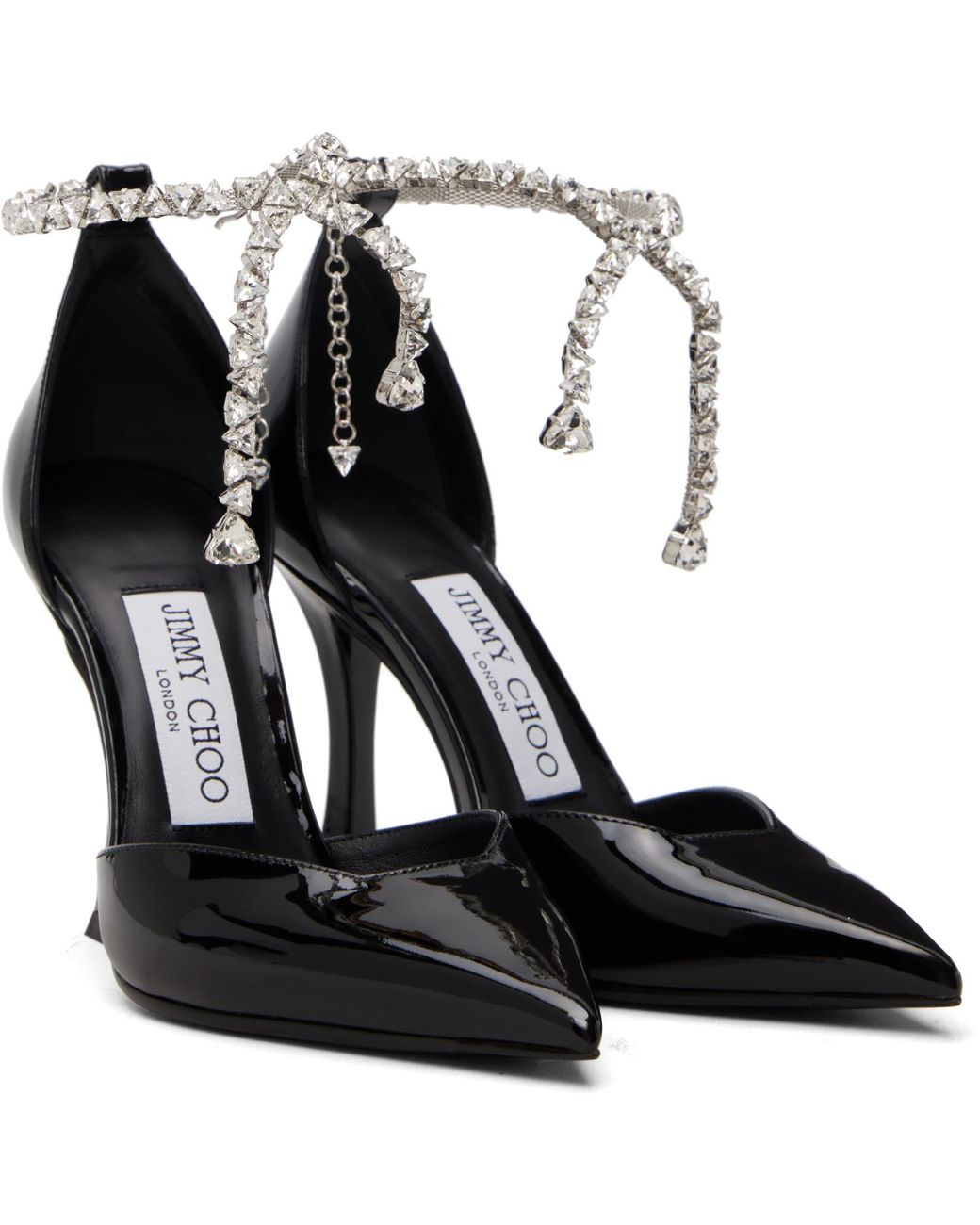 Jimmy Choo Black Stevie 100 Heels