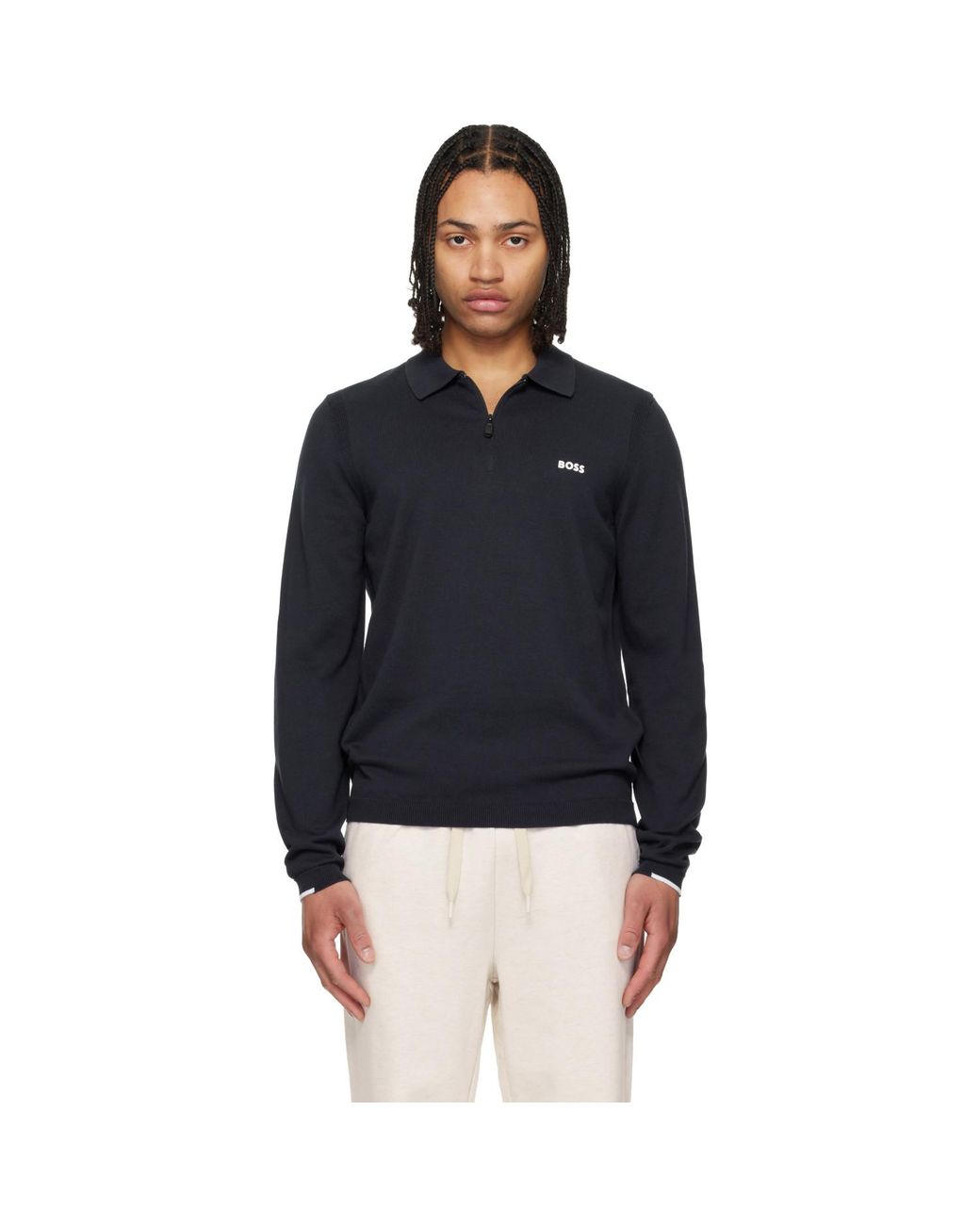 Boss Black Regular-Fit Cotton Polo for men