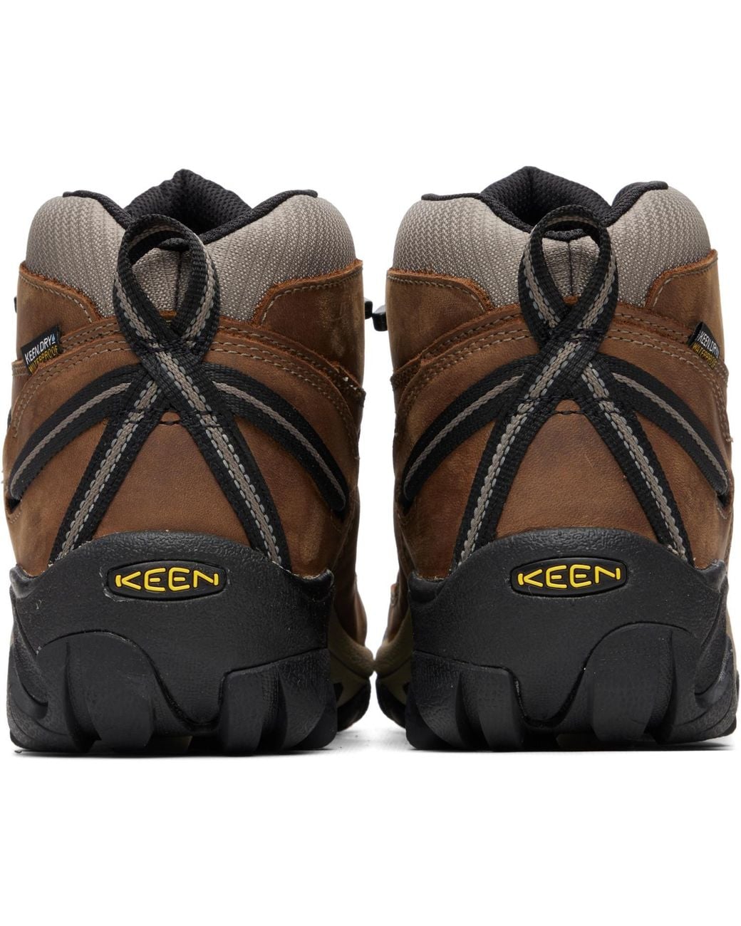 Keen Brown Targhee Ii Mid Waterproof Hiking Boots for men