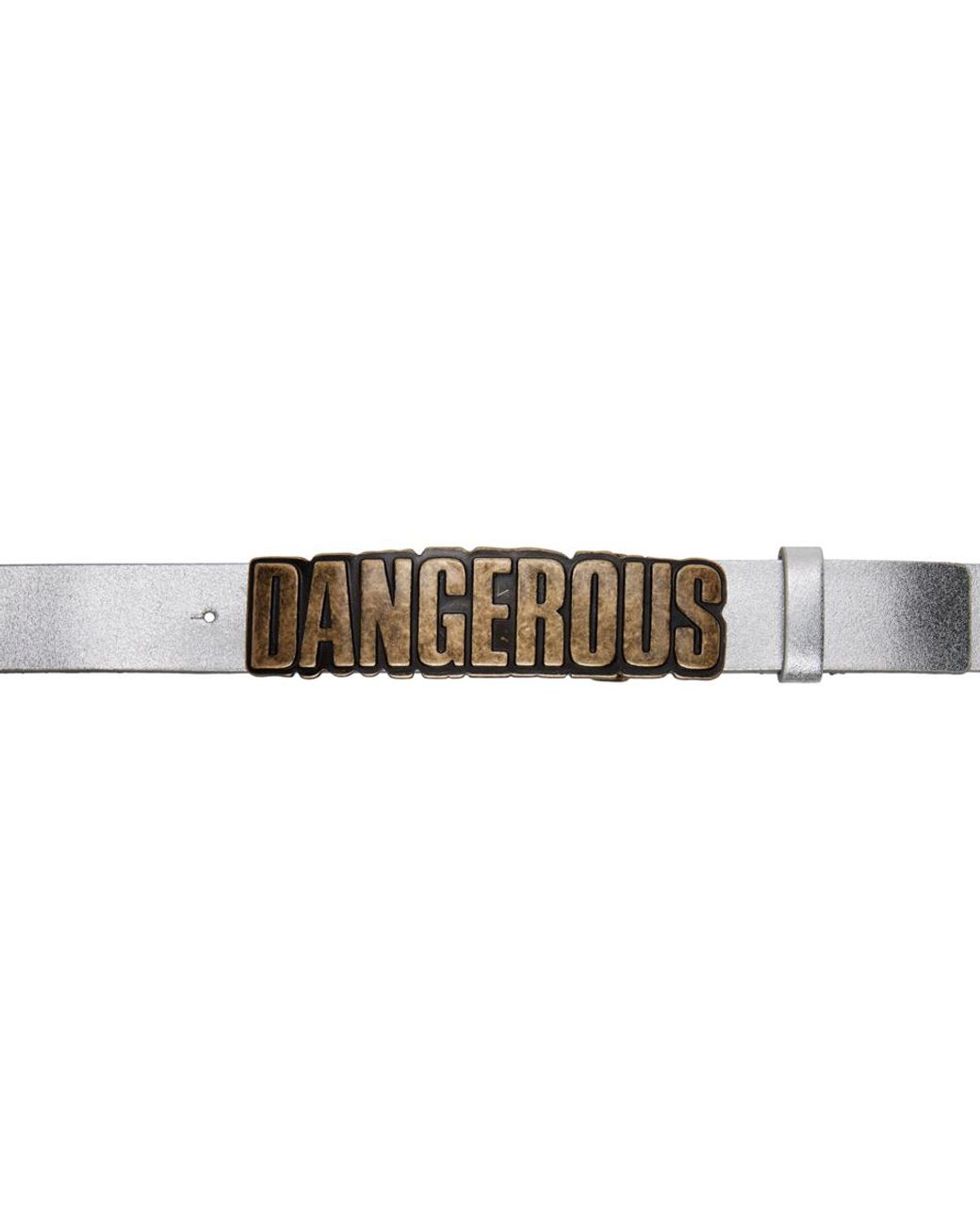 超特価激安 ERL 'dangerous' Belt in Black | Lyst Canada 小物