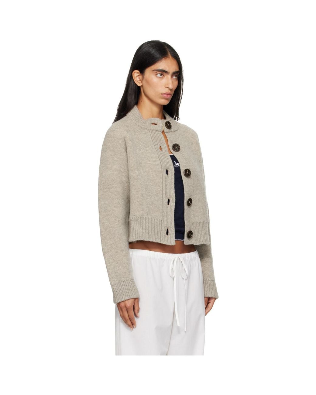 B.B. Wallace Gray Sherman Cardigan