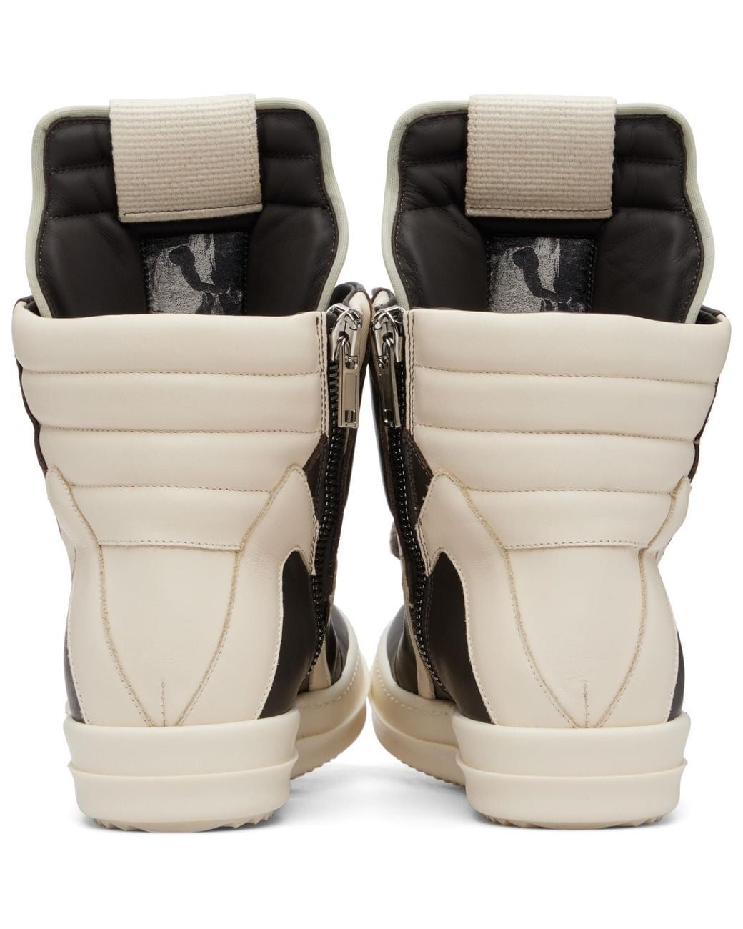 Rick Owens Brown Tower Jumbolaced Geobasket Sneakers for men