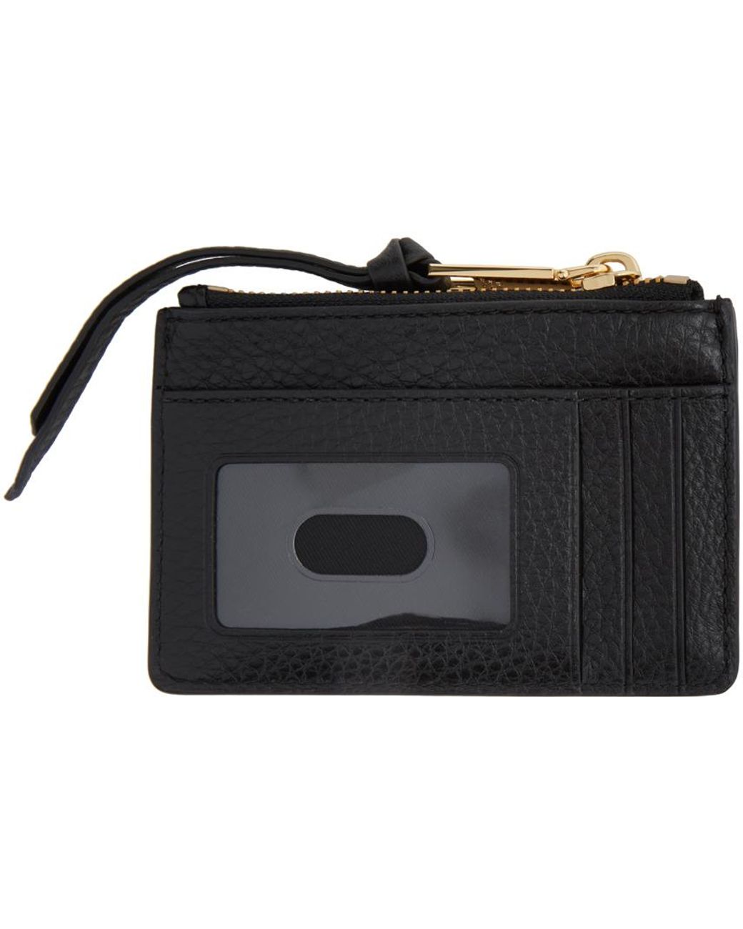 Marc Jacobs 'the Softshot' Top Zip Card Holder in Black | Lyst Canada