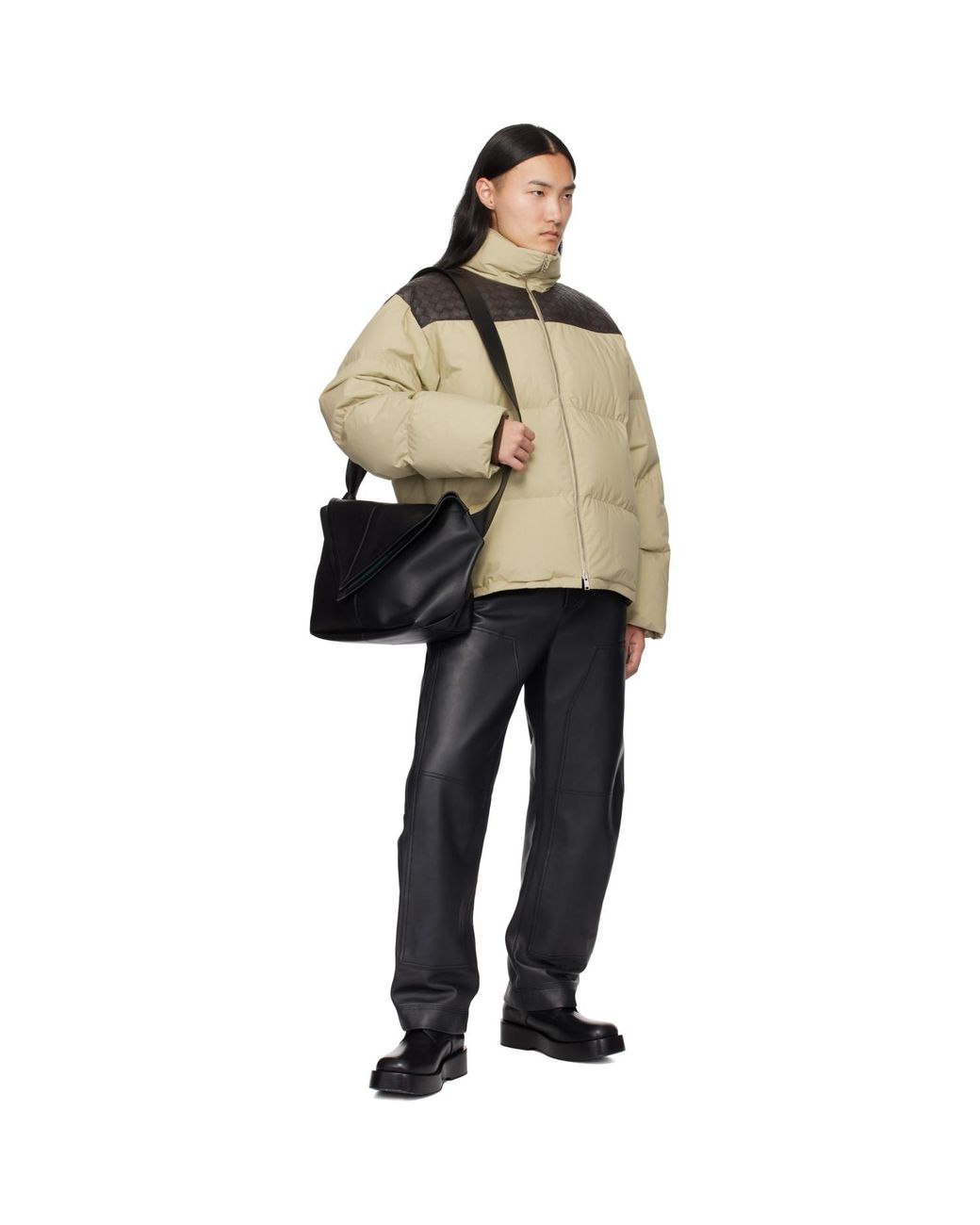 Bottega Veneta Black Sawyer Bag for men