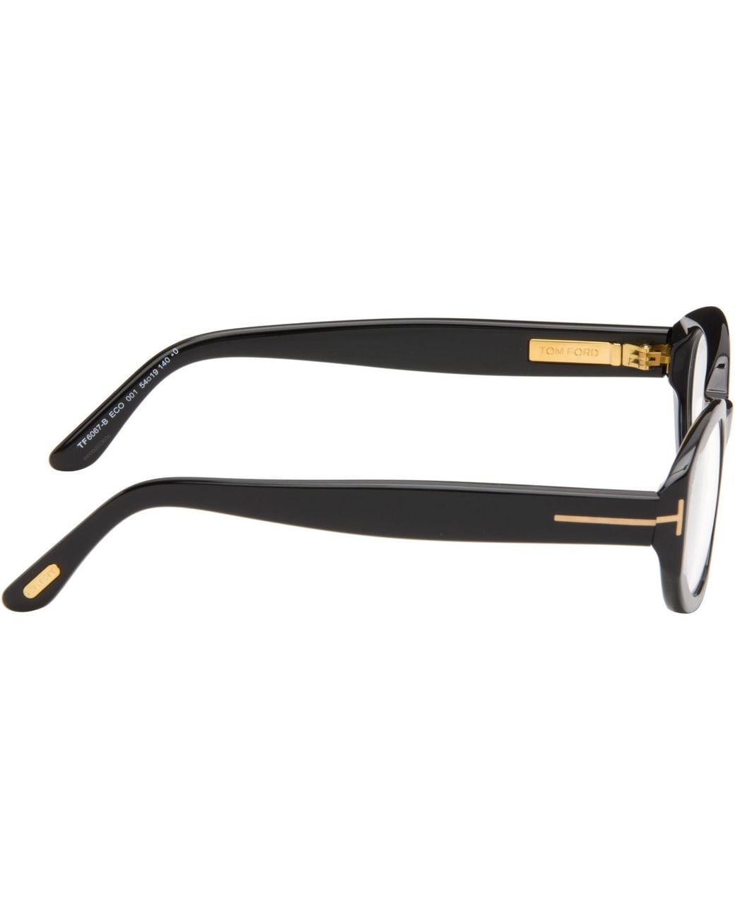 Tom Ford Brown Oval Block Glasses