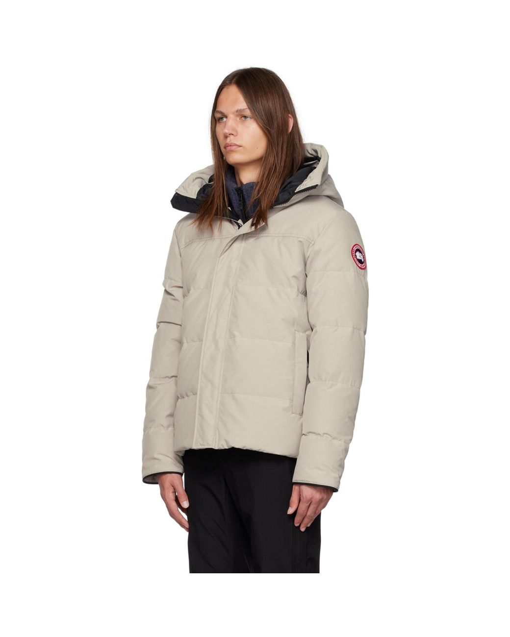 Canada Goose Black Beige Macmillan Down Jacket for men
