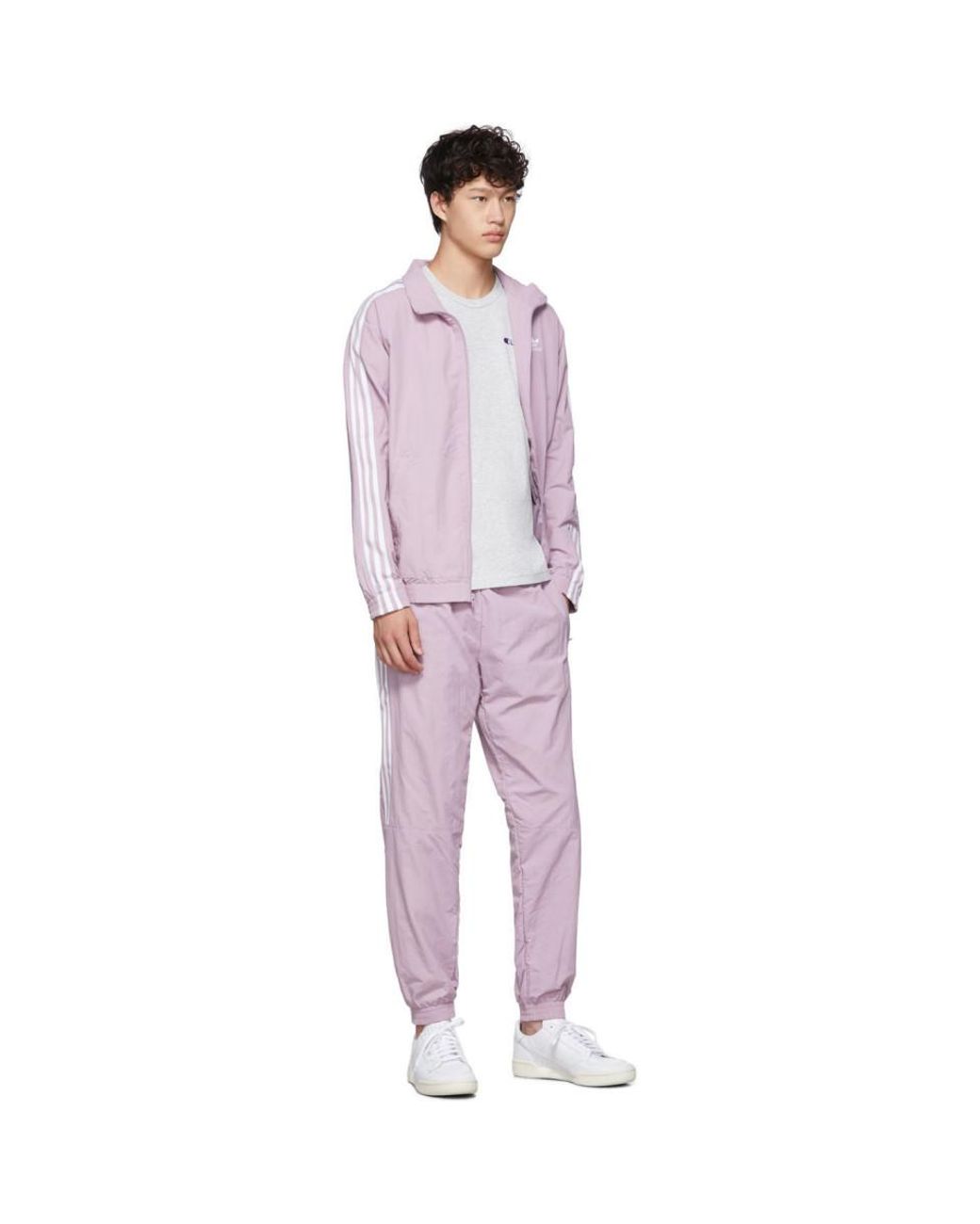 ensemble adidas mauve homme