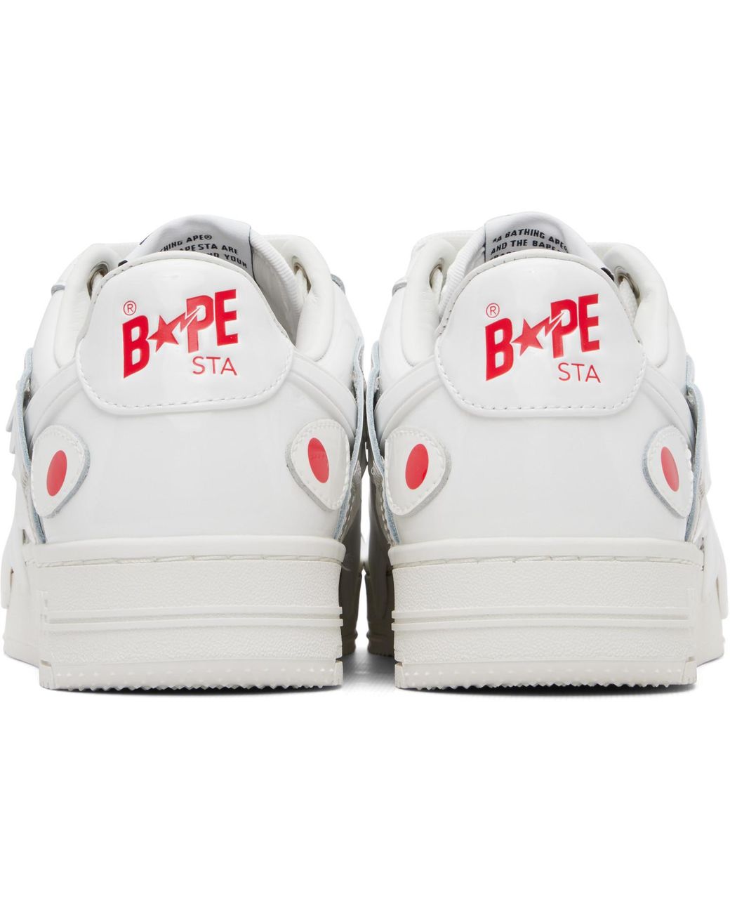 A Bathing Ape White Sta #1 Sneakers for men