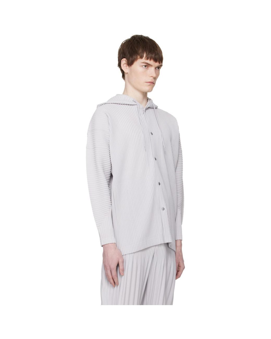 Homme Plissé Issey Miyake Multicolor Monthly Colors February Hoodie for men