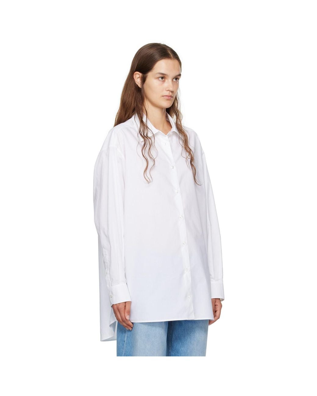 The Row White Luka Shirt