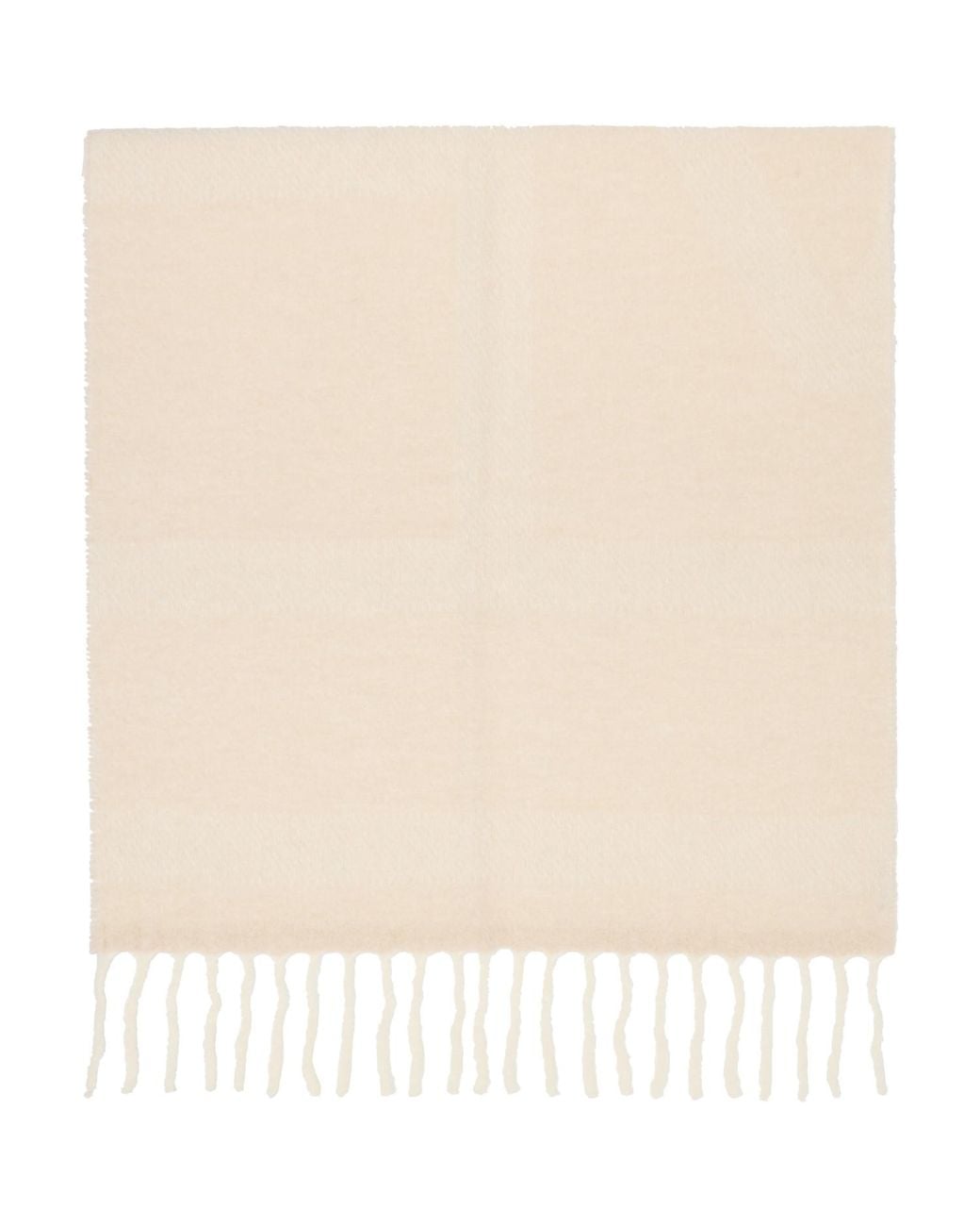 Totême Natural Off- Monogram Jacquard Scarf