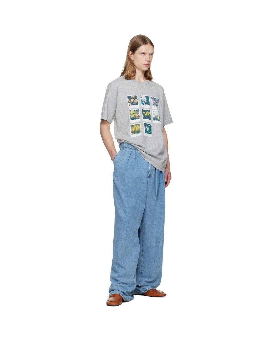 Dries Van Noten Blue Show T-Shirt for men