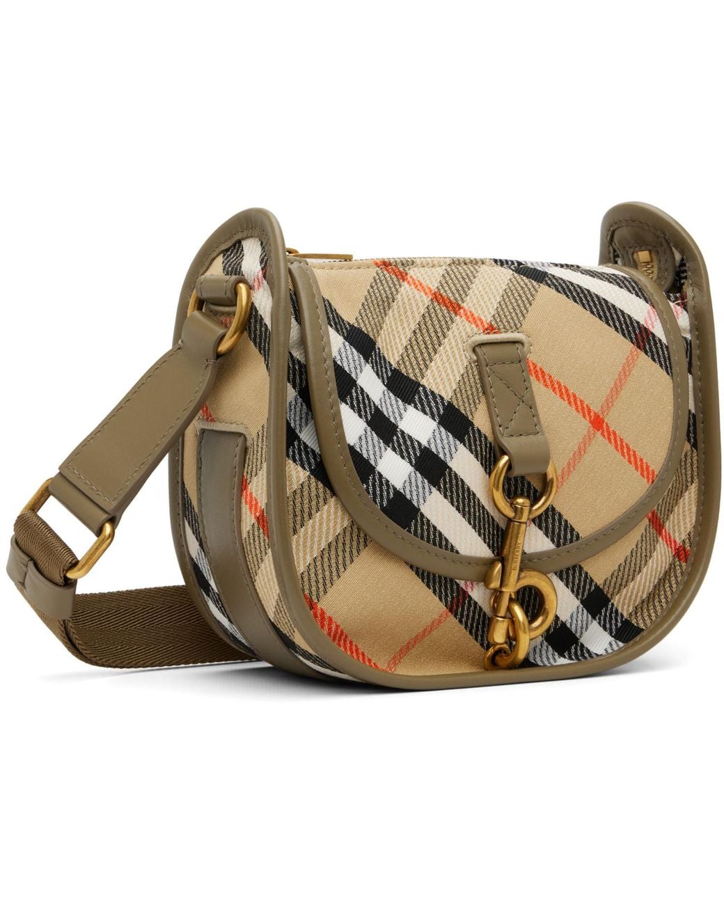 Burberry Black Mini B Clip Messenger Bag