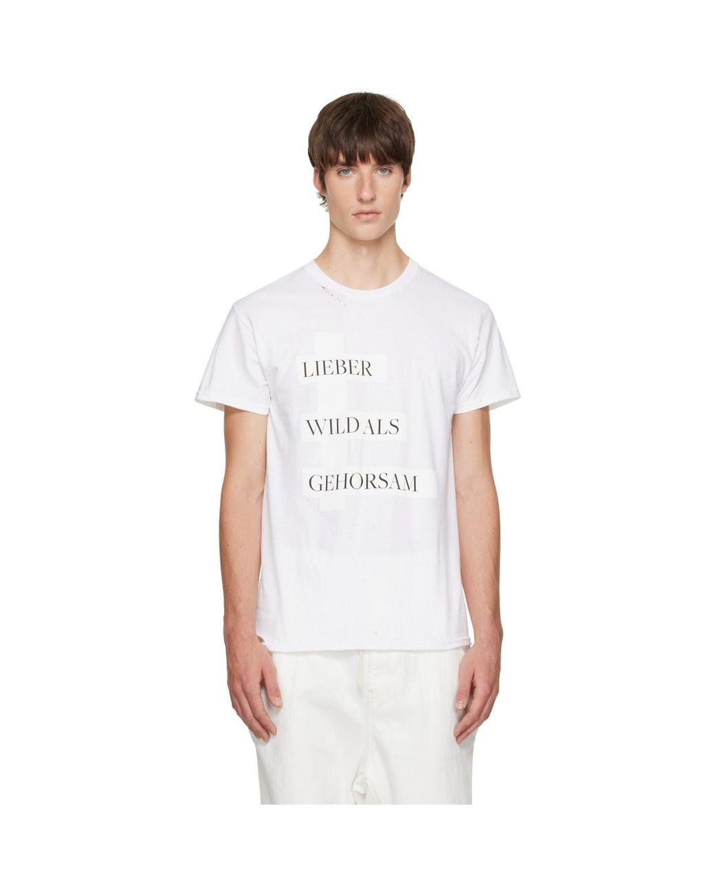HYACYN White 'Lieber' T-Shirt for men