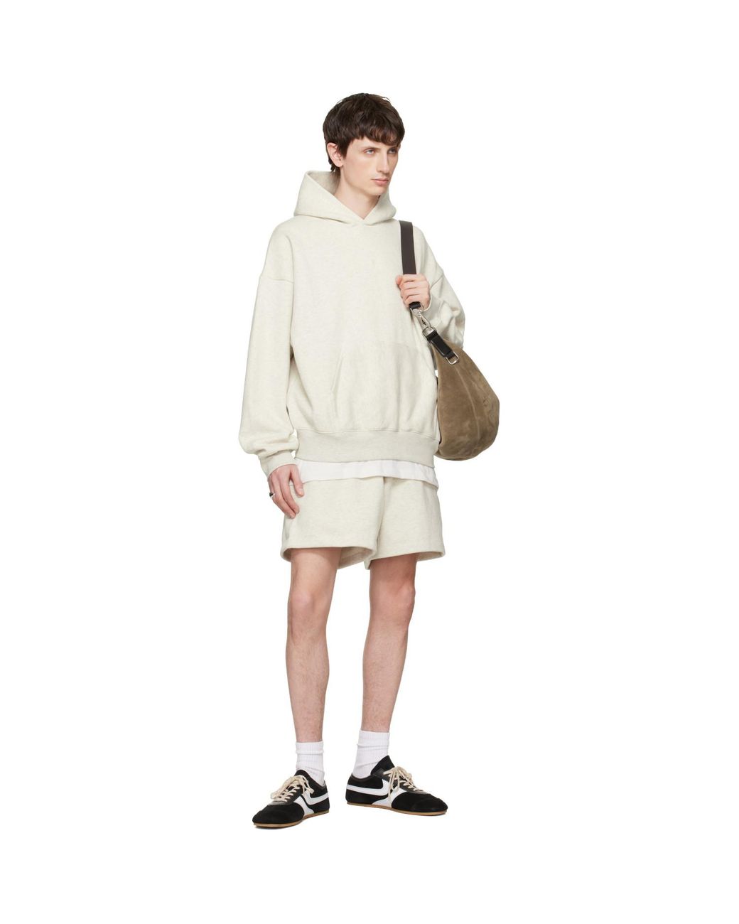 Fear Of God White Signature Classic Hoodie for men