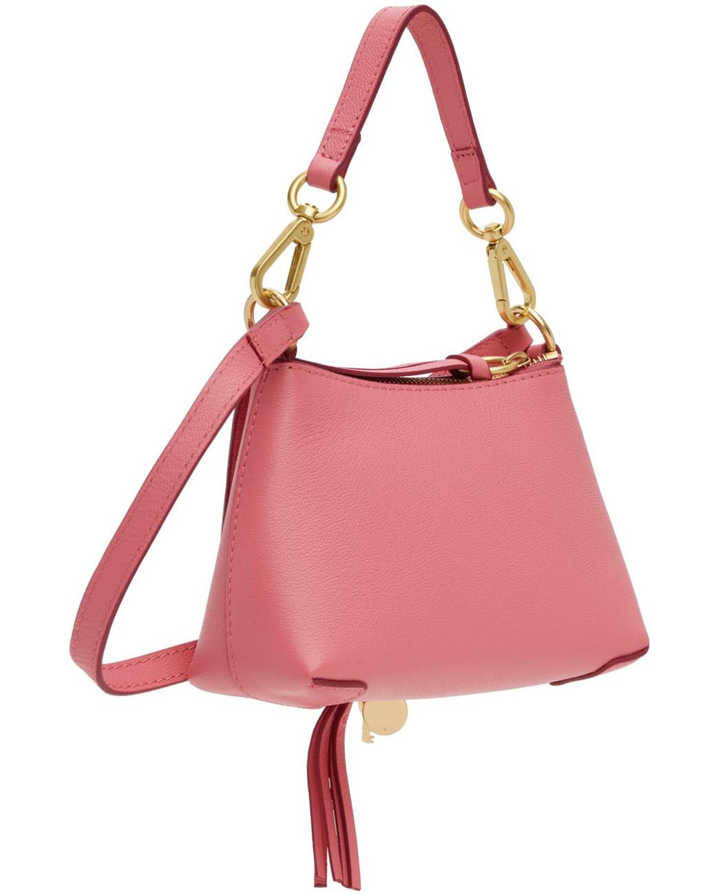 ショルダーバッグ・ポシェット CHLOE Woman Shoulder bag Pink CH25US902P08 6P1 Ladies leather fashion bag Optimist Chloe