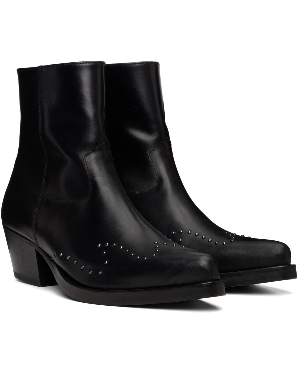 Ernest W. Baker Western Boots in Black for Men | Lyst