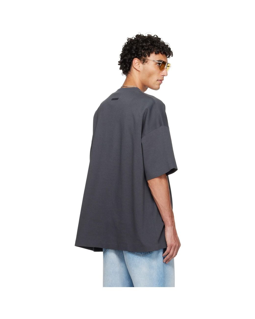 Fear Of God Blue Holiday 90S Short Sleeve T-Shirt for men