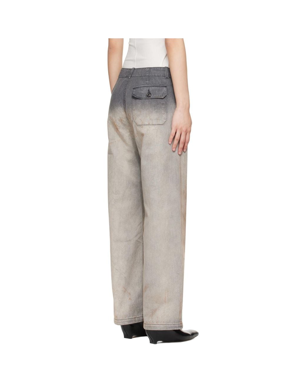 Our Legacy Gray Tide Chino Jeans