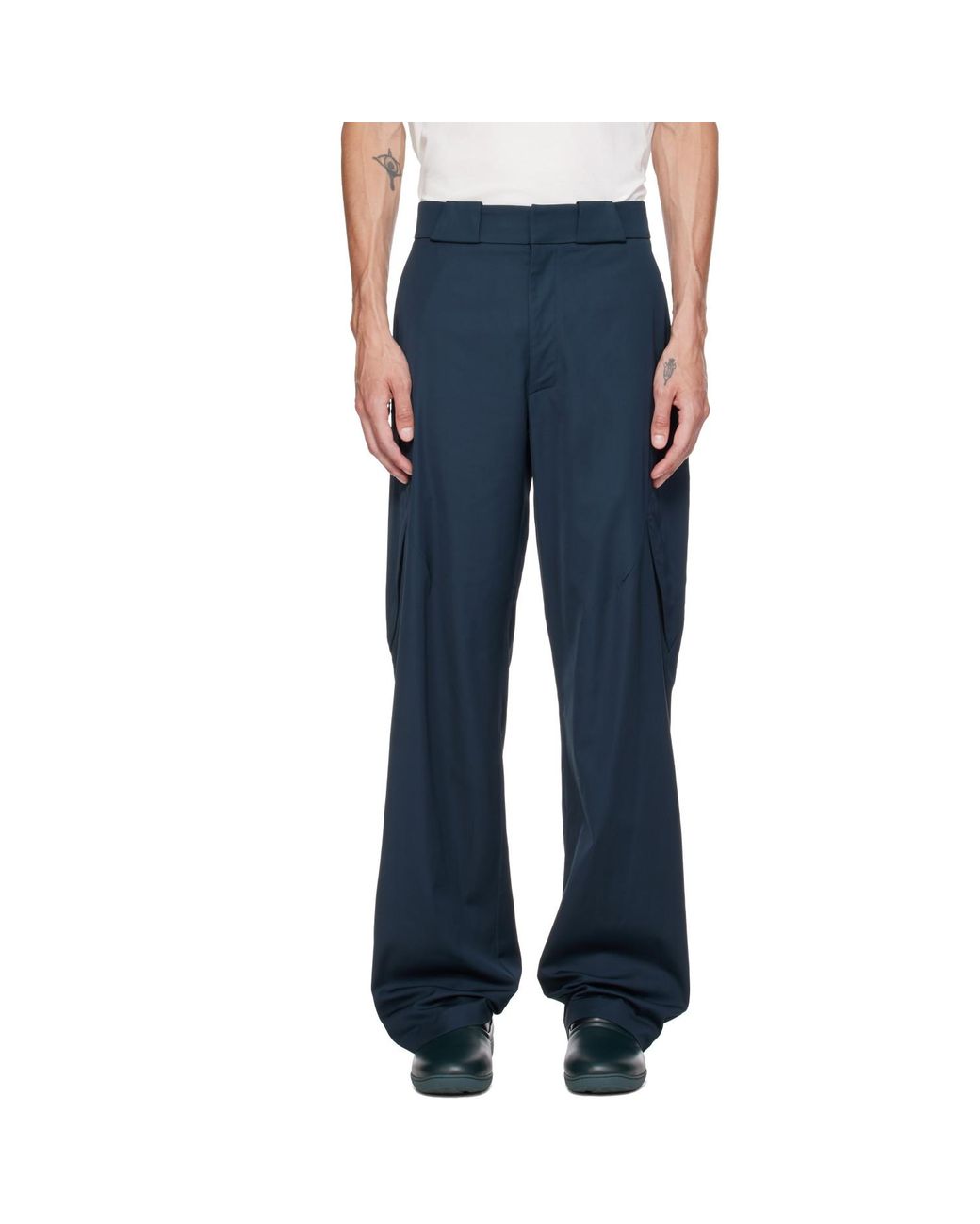 Kiko Kostadinov Blue Erdiko Trousers for men