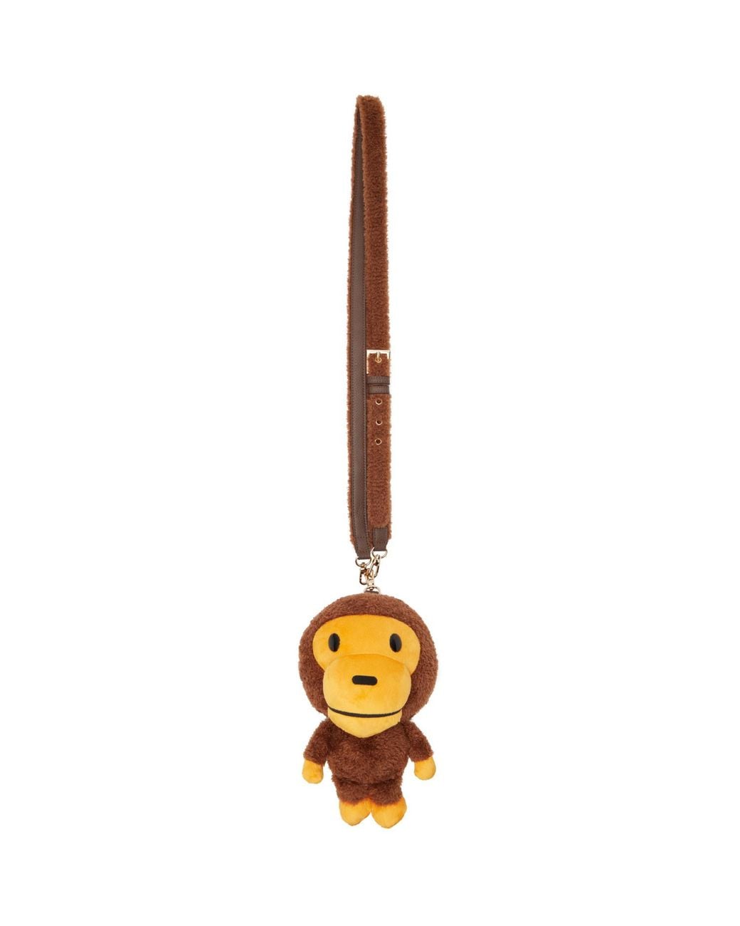 A Bathing Ape Metallic Baby Milo Plush Doll 2Way Bag for men