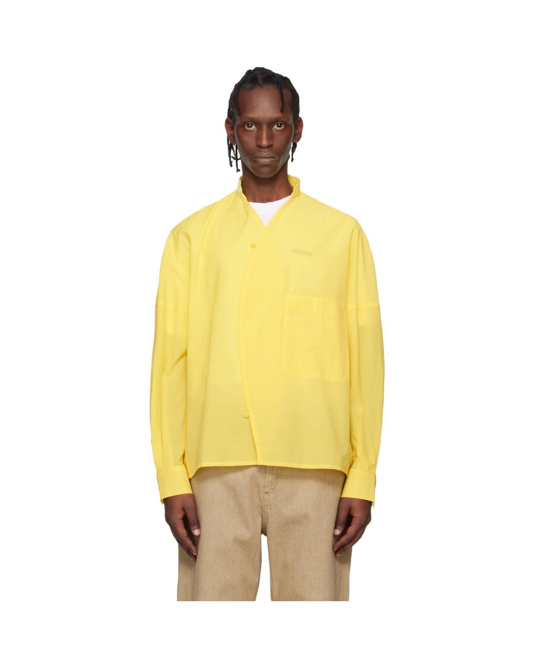 Jacquemus Yellow 'La Chemise Berlingot' Shirt for men