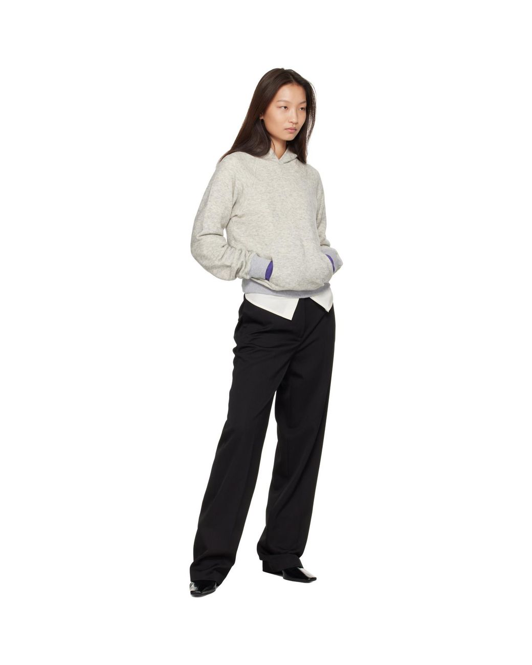 Khaite Gray Ellen Hoodie