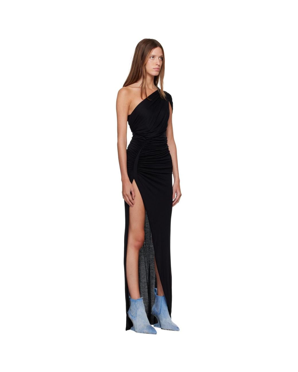 Rick Owens Black Tower Avra Maxi Dress