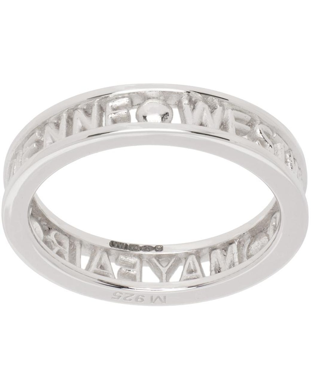 Vivienne Westwood Silver Westminster Ring in Metallic for Men