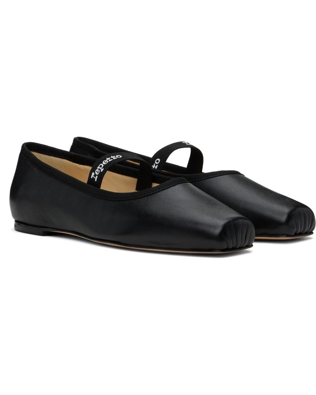 Repetto Black Lisbeth Ballerina Flats