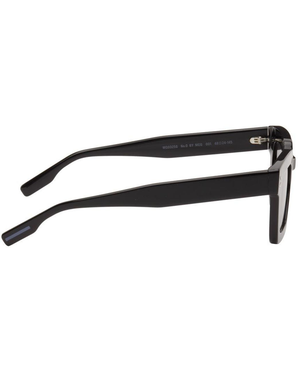 McQ Mcq Black Square Sunglasses | Lyst