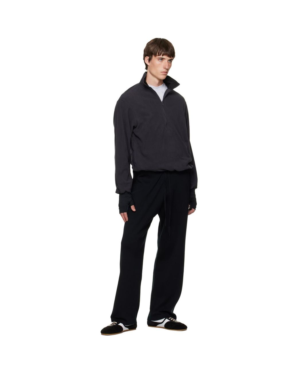 Entire studios Blue Shell Fleece Sweatshirt for men